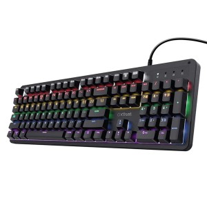 کیبورد گیمینگ مکانیکال با سیم تراست مدل GXT 863 Mazz